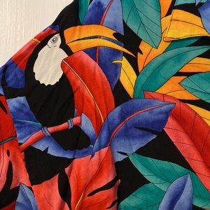 California Krishna, jumpsuit, tropical, summer, size S, beautiful, colorful,